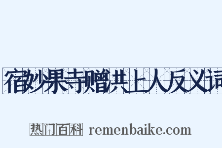 宿妙果寺赠洪上人反义词是什么意思的图片